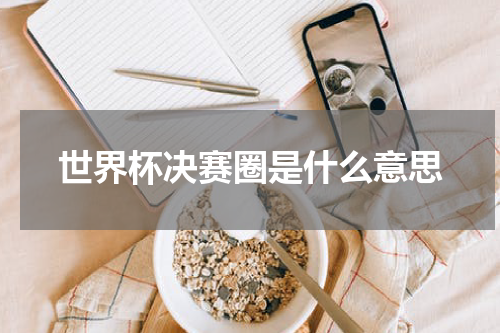 世界杯决赛圈是什么意思