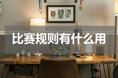 比赛规则有什么用