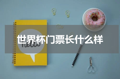 世界杯门票长什么样