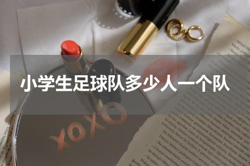 小学生足球队多少人一个队