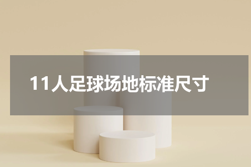 11人足球场地标准尺寸