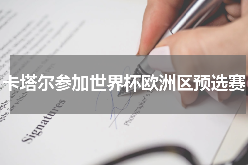 卡塔尔参加世界杯欧洲区预选赛