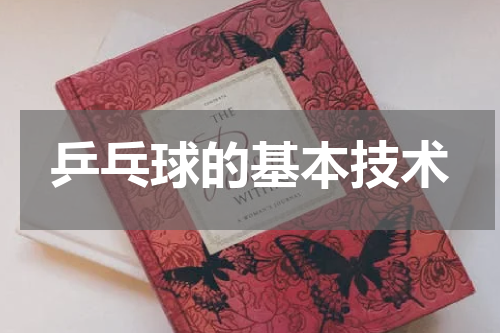 乒乓球的基本技术