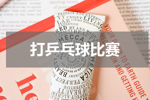 打乒乓球比赛