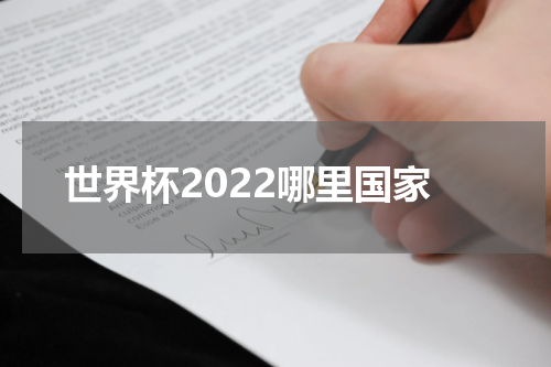 世界杯2022哪里国家