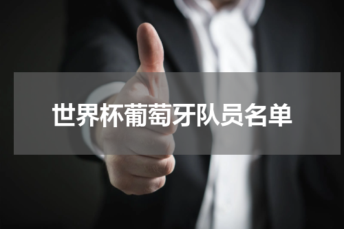 世界杯葡萄牙队员名单