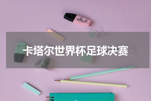 卡塔尔世界杯足球决赛