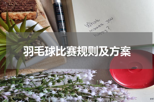 羽毛球比赛规则及方案