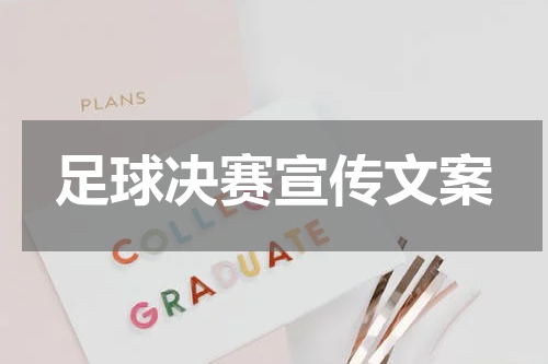 足球决赛宣传文案