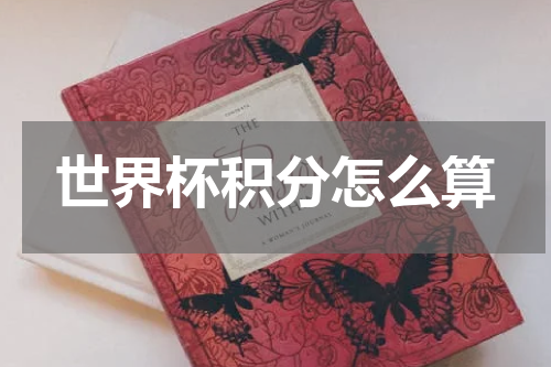 世界杯积分怎么算