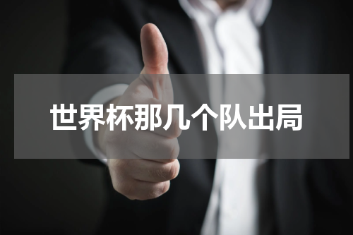 世界杯那几个队出局