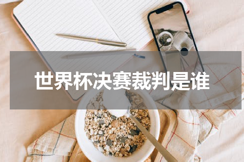 世界杯决赛裁判是谁