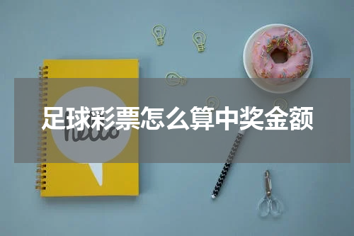 足球彩票怎么算中奖金额