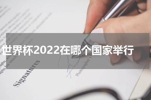世界杯2022在哪个国家举行