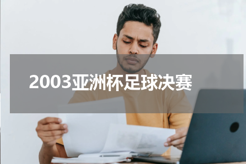 2003亚洲杯足球决赛