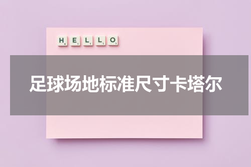 足球场地标准尺寸卡塔尔