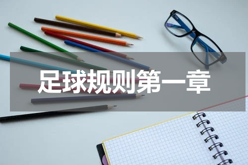 足球规则第一章