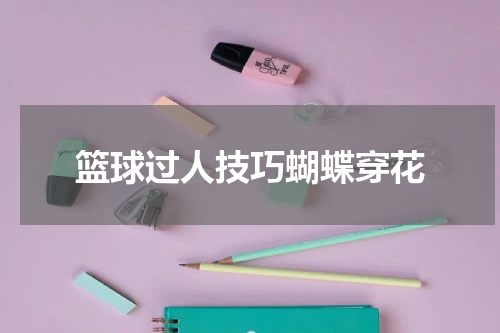 篮球过人技巧蝴蝶穿花