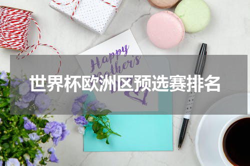 世界杯欧洲区预选赛排名