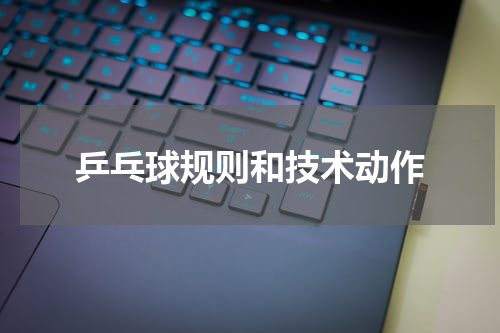 乒乓球规则和技术动作