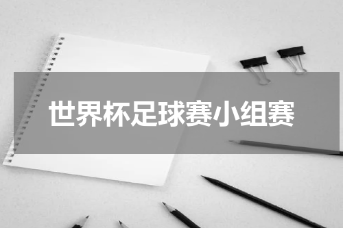 世界杯足球赛小组赛