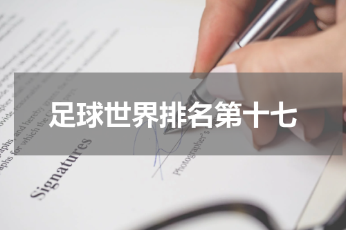 足球世界排名第十七