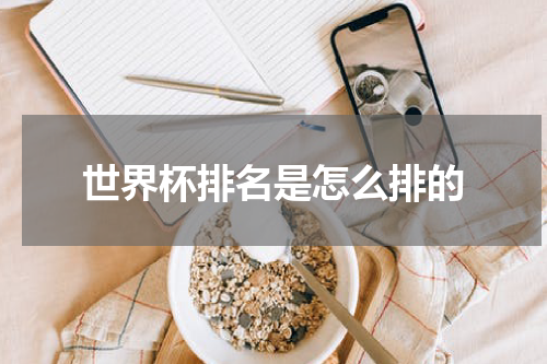世界杯排名是怎么排的
