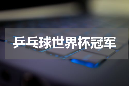 乒乓球世界杯冠军