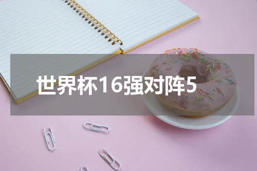 世界杯16强对阵5