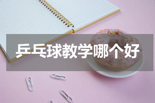 乒乓球教学哪个好