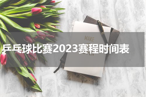 乒乓球比赛2023赛程时间表