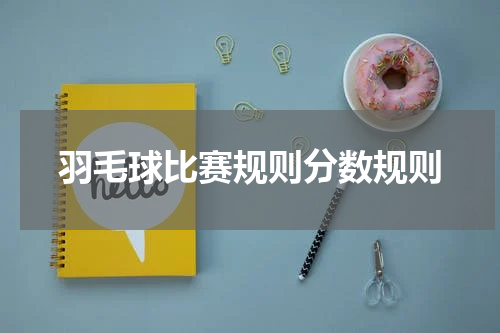 羽毛球比赛规则分数规则