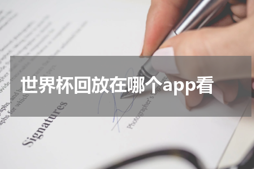 世界杯回放在哪个app看