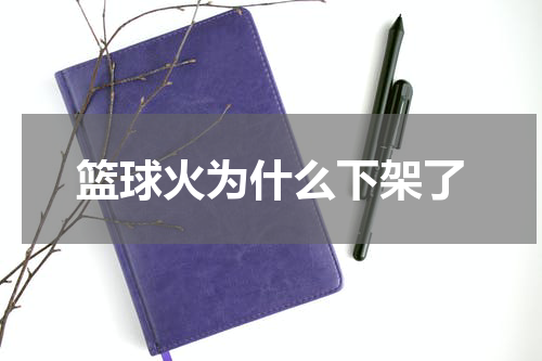 篮球火为什么下架了