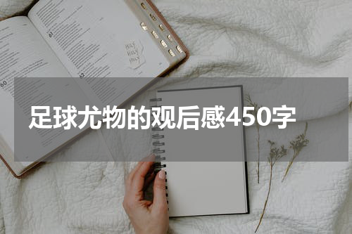 足球尤物的观后感450字