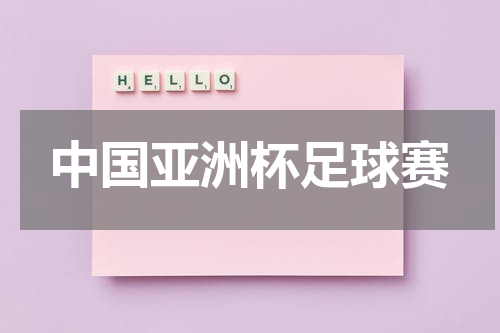 中国亚洲杯足球赛