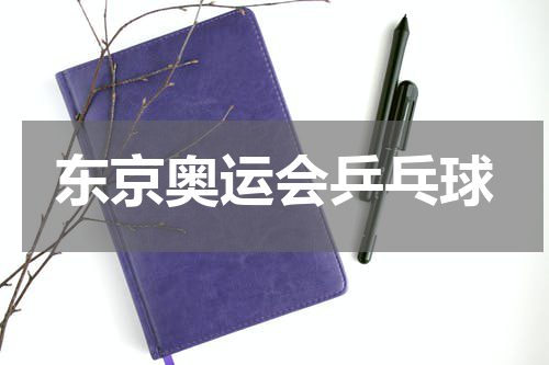东京奥运会乒乓球