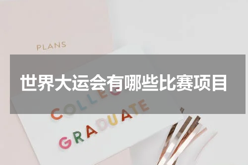 世界大运会有哪些比赛项目