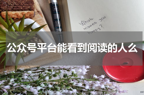 公众号平台能看到阅读的人么