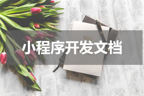 小程序开发文档