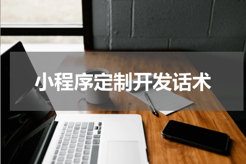小程序定制开发话术