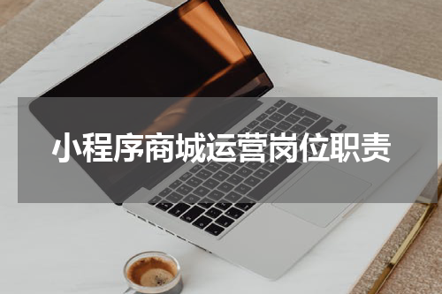 小程序商城运营岗位职责