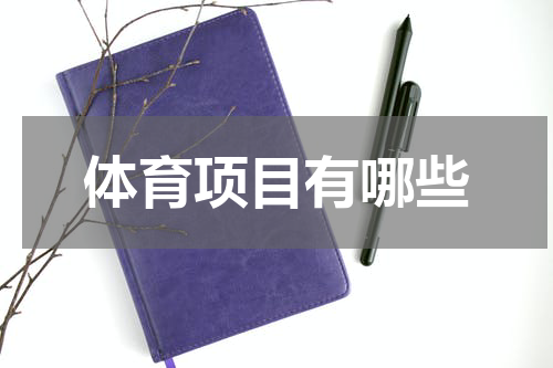 体育项目有哪些