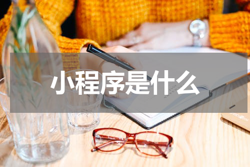 小程序是什么