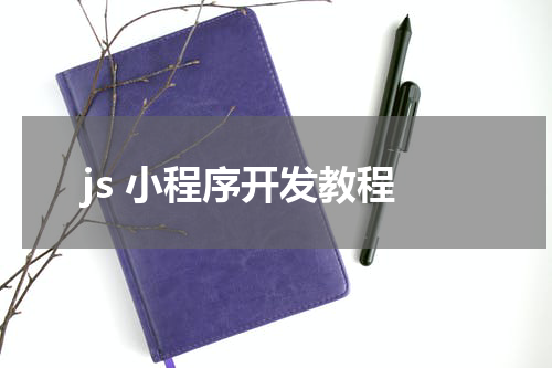js 小程序开发教程