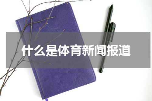 什么是体育新闻报道