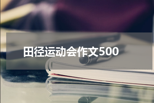田径运动会作文500
