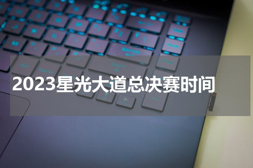 2023星光大道总决赛时间