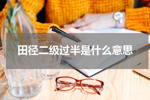 田径二级过半是什么意思