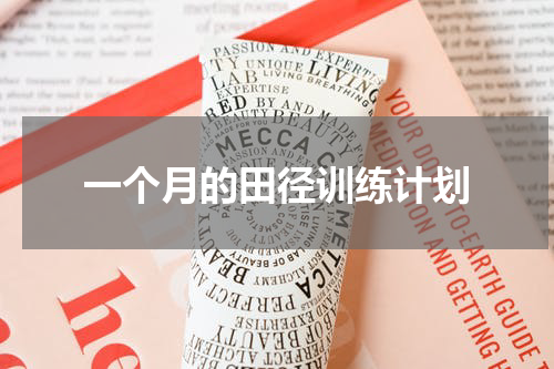 一个月的田径训练计划